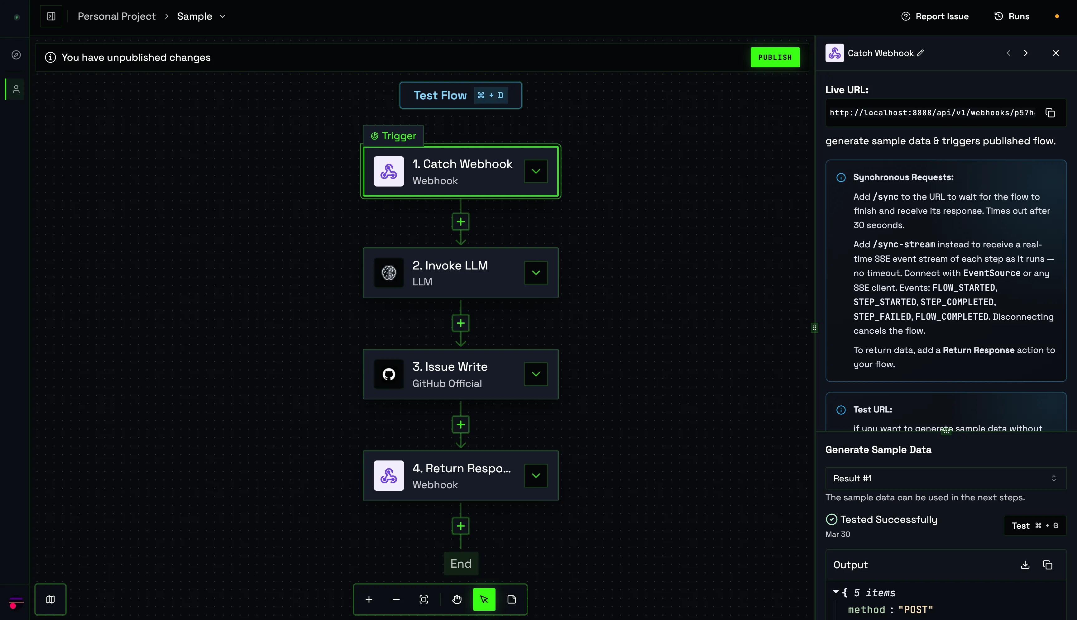 Steroid Flows — quick start overview